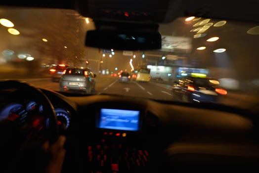 night car driving photo