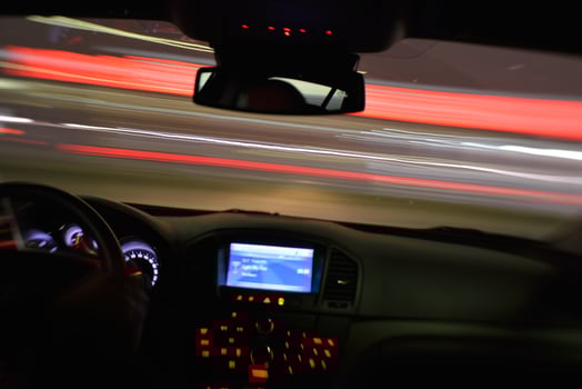 night car driving photo