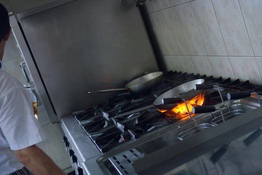 chef preparing food photo