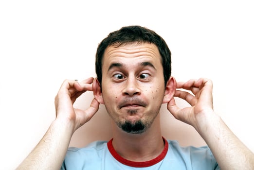 Funny guy view photo