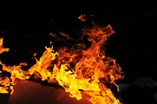 wild fire view photo