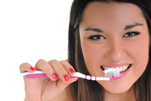 woman dental care photo