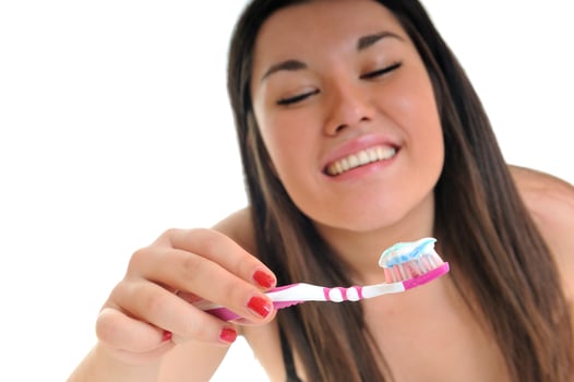 woman dental care photo