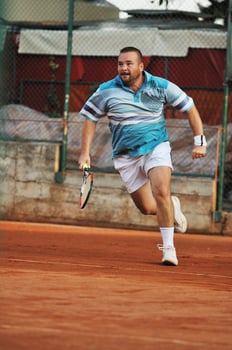 tennis man view photo
