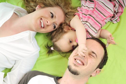 Family portrait view photo