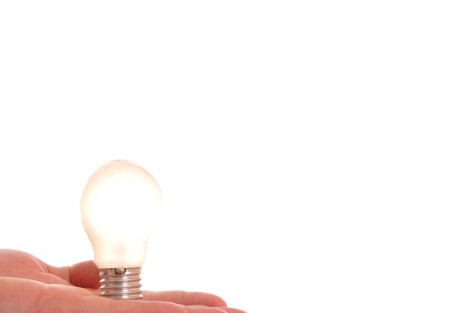 bulb business man photo