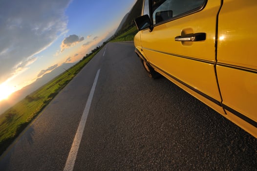 road in nature photo