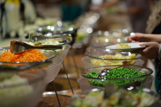 Buffet food view photo