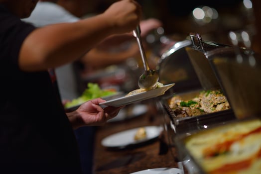 Buffet food view photo