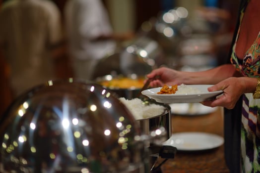 Buffet food view photo