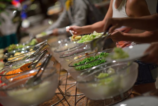 Buffet food view photo