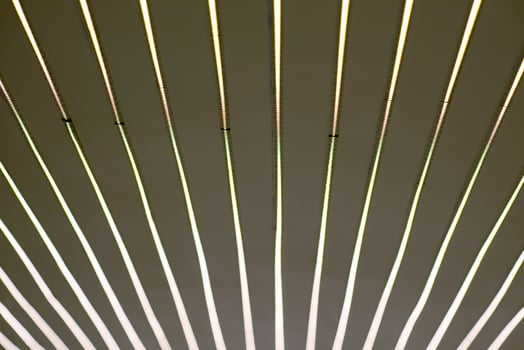 close up of led lights tape photo