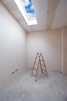 ladder in Interior of apartment photo