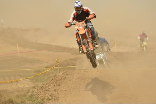Motocross bike race photo