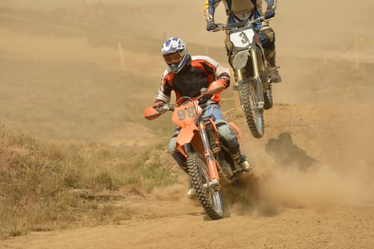 Motocross bike race photo
