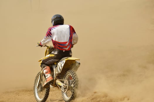 Motocross bike race photo