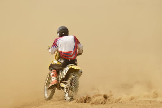 Motocross bike race photo