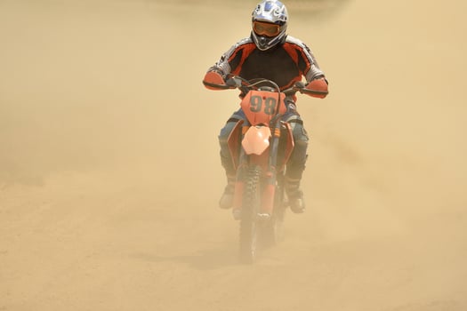 Motocross bike race photo