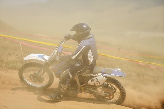 Motocross bike view photo