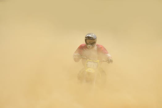 Motocross bike race photo