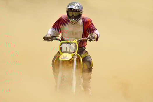 Motocross bike race photo