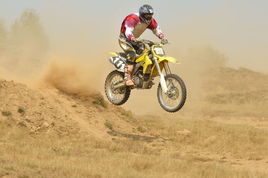 Motocross bike race photo