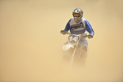 Motocross bike view photo