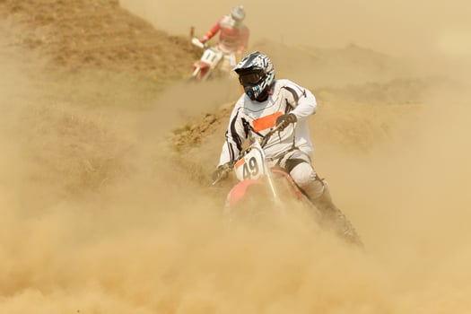 Motocross bike race photo