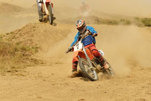 Motocross bike race photo