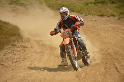 Motocross bike view photo
