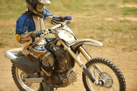 Motocross bike view photo