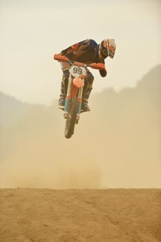 Motocross bike view photo