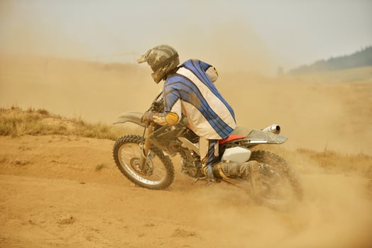 Motocross bike view photo