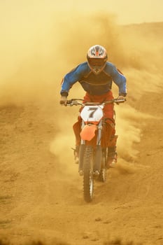 Motocross bike view photo