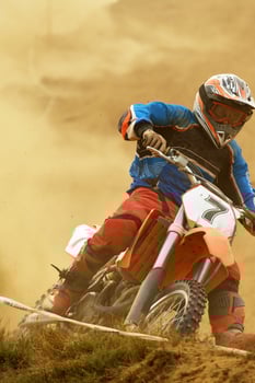Motocross bike view photo