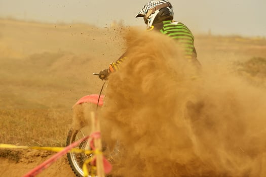 Motocross bike view photo