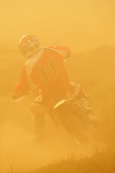 Motocross bike view photo