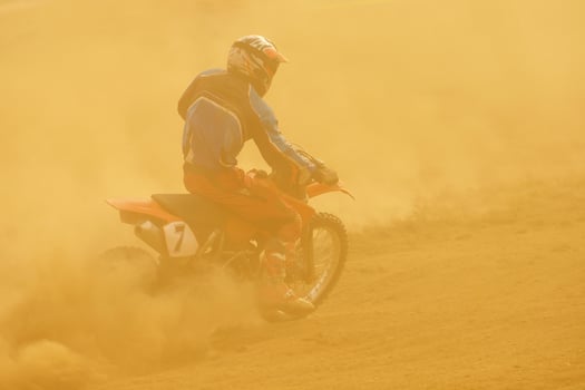Motocross bike view photo