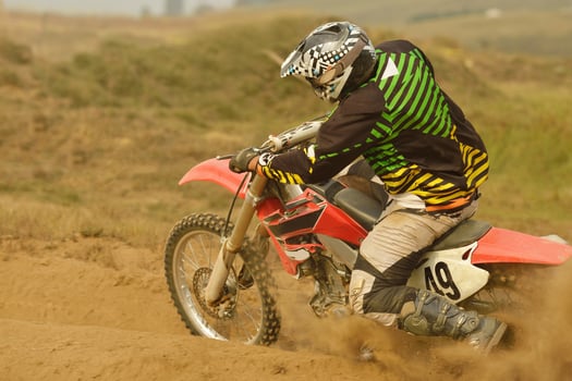 Motocross bike view photo