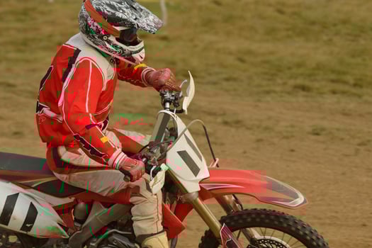 Motocross bike view photo
