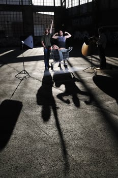 three man group photo