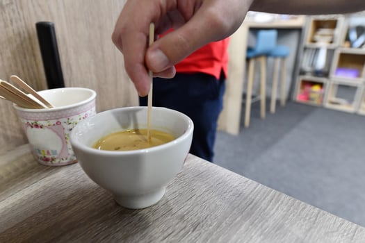 Making cup of tea photo