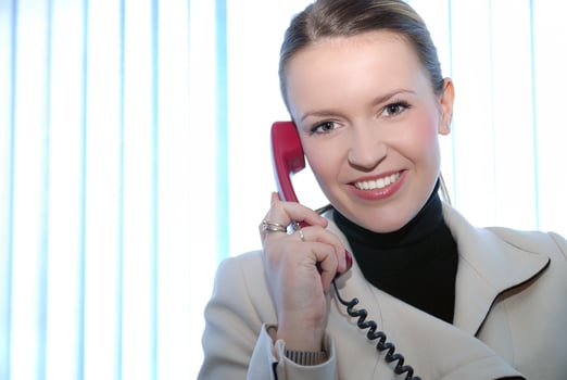 .businesswoman talking by phone photo