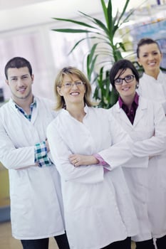 pharmacy drugstore people team photo