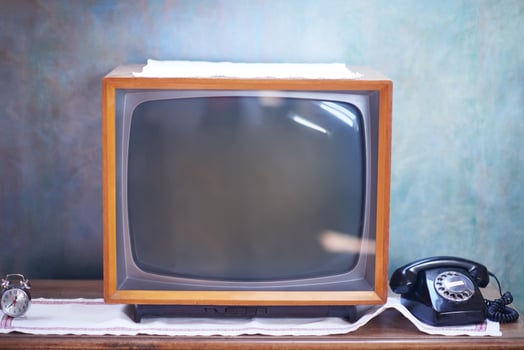 Retro tv view photo