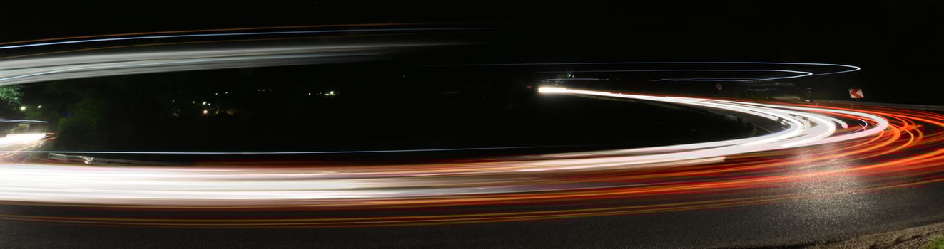 light trails view photo