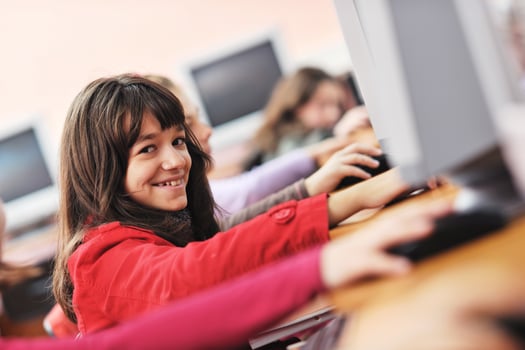 it education with children in school photo