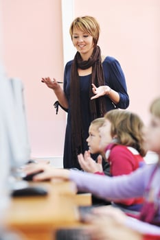 it education with children in school photo