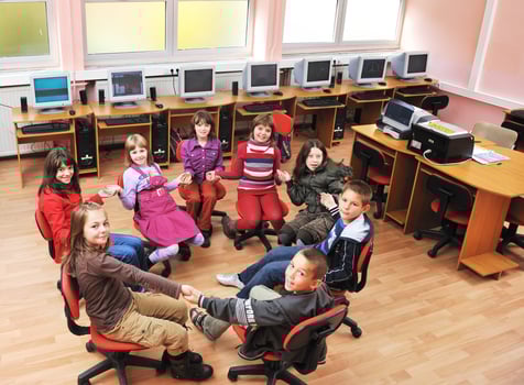 it education with children in school photo