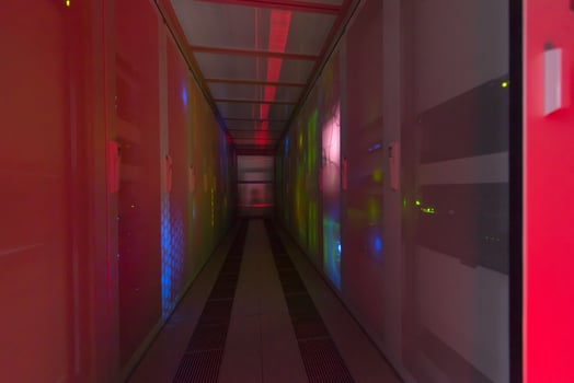 Server room view photo